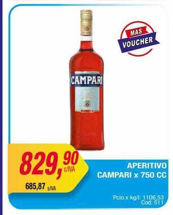 Maxiconsumo Aperitivo campari oferta