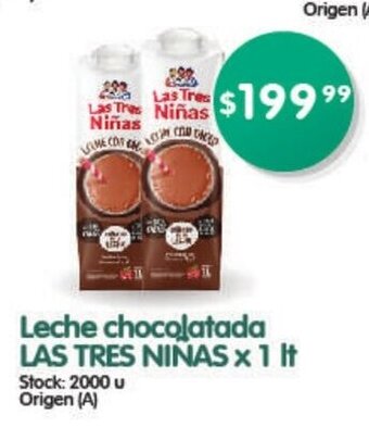 Supermercados Buenos Días Leche Chocolatada Las Tres Ninas x 1lt oferta