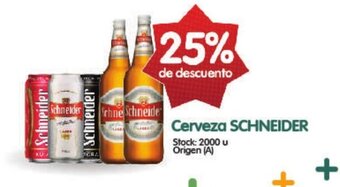 Supermercados Buenos Días Cerveza Schneider oferta