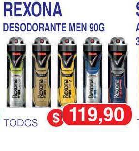Masivos Rexona Desodorante Men 90g oferta