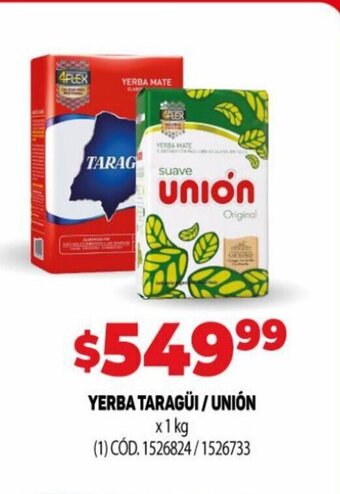 Makro Yerba Taragüi / Unión oferta