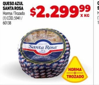 Makro Queso Azul Santa Rosa oferta