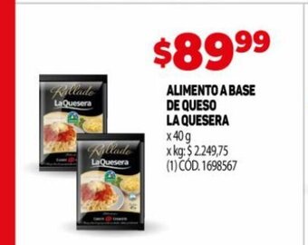 Makro Alimento a Base De Queso La Quesera oferta