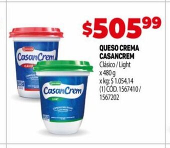 Makro Queso Crema Casancrem oferta