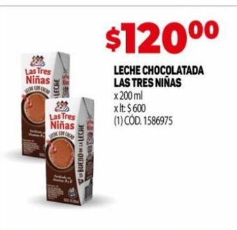 Makro Leche Chocolatada Las Tres Niñas oferta