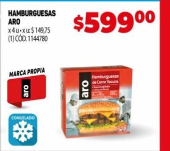 Makro Hamburguesas Aro oferta