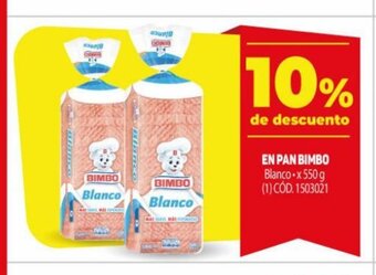 Makro En Pan Bimbo oferta