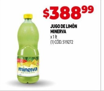 Makro Jugo de Limón Minerva oferta
