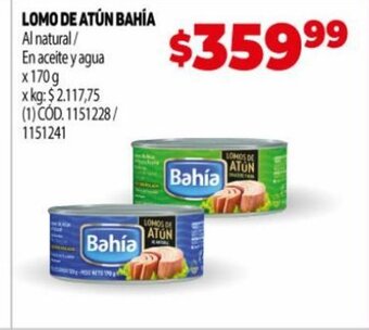 Makro Lomo de Atún Bahía oferta