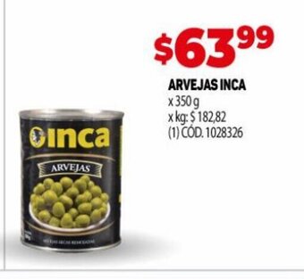 Makro Arvejas Inca oferta