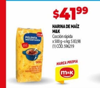 Makro Harina De Maíz M&K oferta