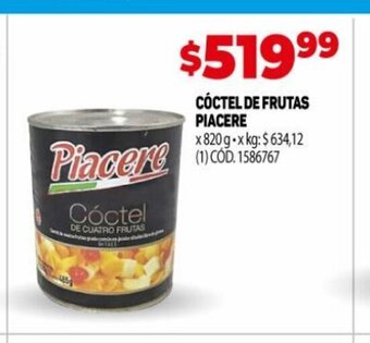 Makro Cóctel De Frutas Piacere oferta