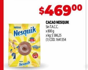 Makro Cacao Nesquik oferta