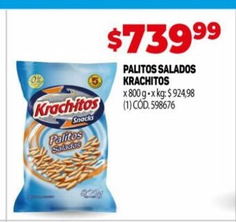 Makro Palitos Salados Krachitos oferta