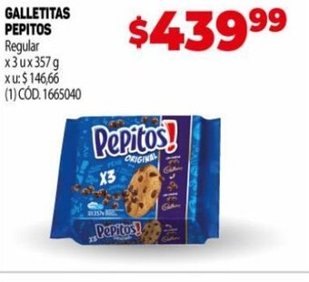 Makro Galletitas Pepitos oferta