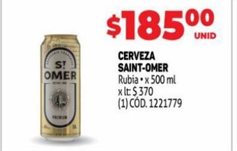 Makro Cerveza Saint-Omer oferta