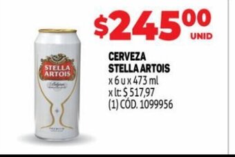 Makro Cerveza Stella Artois oferta