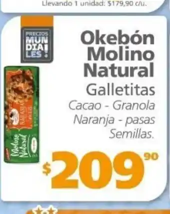 Okebón Molino Natural Galletitas