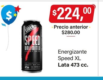 Supermercados Damesco Energizante Speed XL Lata 473cc oferta