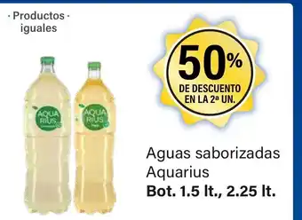 Supermercados Damesco Aguas Saborizadas Aquarius Bot. 1.5lt, 2.25lt oferta
