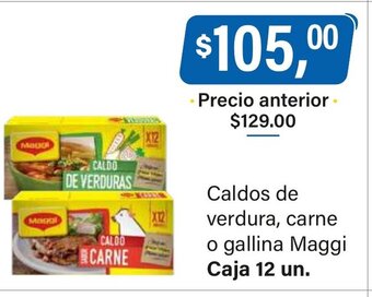 Supermercados Damesco Caldos De Verdura, Carne o Gallina Maggi oferta