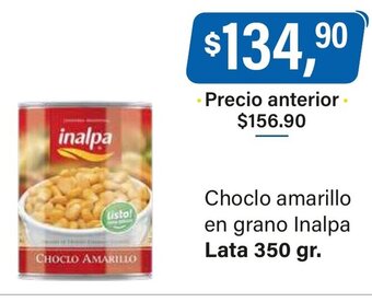 Supermercados Damesco Choclo Amarillo en Grano Inalpa oferta