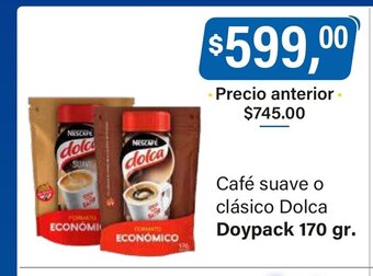 Supermercados Damesco Café Suave o Clásico Dolca oferta