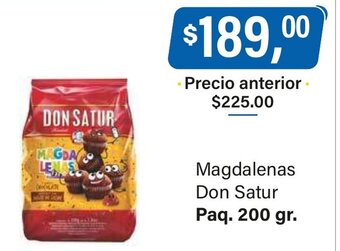 Supermercados Damesco Magdalenas Don Satur oferta