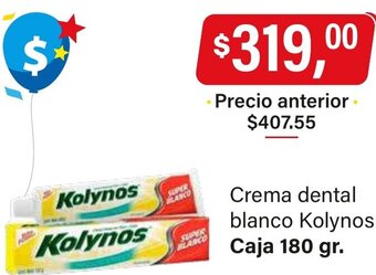 Supermercados Damesco Crema Dental Blanco Kolynos oferta