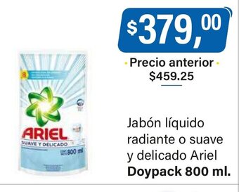 Supermercados Damesco Jabón Líquido Radiante o Suave Y Delicado Ariel oferta