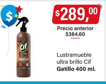 Supermercados Damesco Lustramueble Ultra Brillo Cif oferta