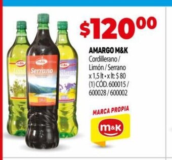 Makro Amargo M&K oferta