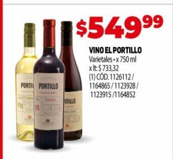 Makro Vino El Portillo oferta
