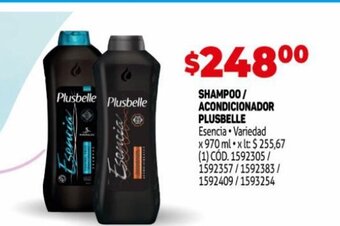 Makro Shampoo / Acondicionador Plusbelle oferta