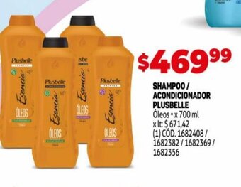 Makro Shampoo / Acondicionador Plusbelle oferta