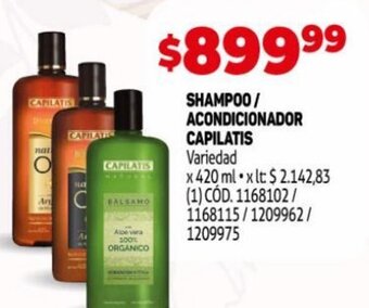 Makro Shampoo / Acondicionador Capilatis oferta