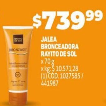 Makro Jalea Bronceadora Rayito De Sol oferta