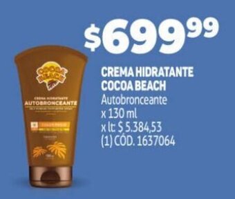 Makro Crema Hidratante Cocoa Beach oferta