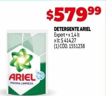 Makro Detergente Ariel oferta