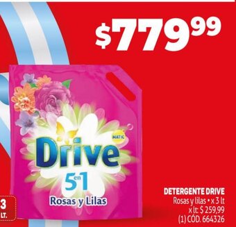 Makro Detergente Drive oferta