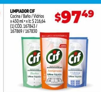 Makro Limpiador Cif oferta