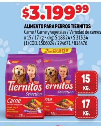 Makro Alimento Para Perros Tiernitos oferta