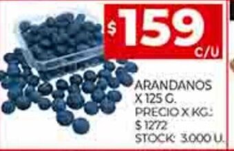 Supermercados DIA Arandanos x 125g oferta