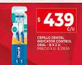 Supermercados DIA Cepillo Dental Indicator Control Oral-B x 2u oferta