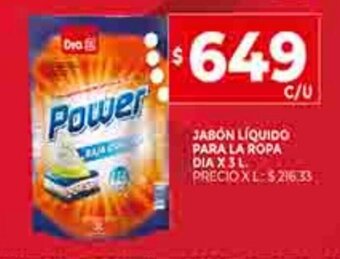 Supermercados DIA Jabón Líquido Para la Ropa Dia x 3L oferta