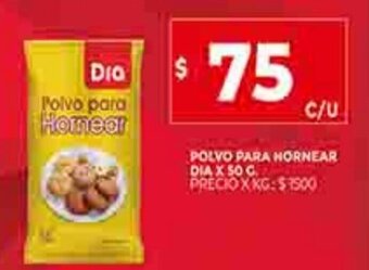 Supermercados DIA Polvo Para Hornear Dia x 50g oferta