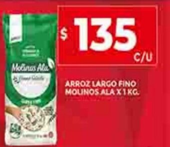 Supermercados DIA Arroz Largo Fino Molinos Ala x 1kg oferta