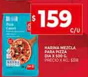 Supermercados DIA Harina Mezcla Para Pizza Dia x 500g oferta
