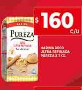 Supermercados DIA Harina 0000 Ultra Refinada Pureza x 1Kg oferta