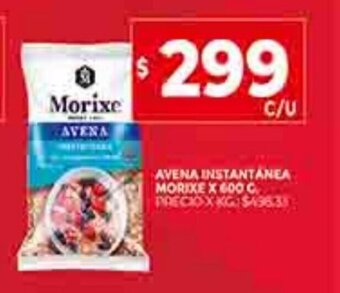 Supermercados DIA Avena Instantánea Morixe x 600g oferta